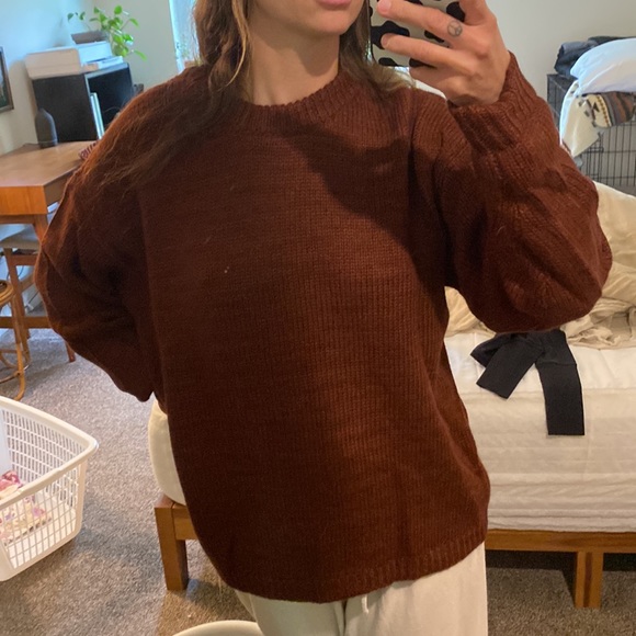 Reformation Jour Oversized Crew Sweater - Picture 8 of 8